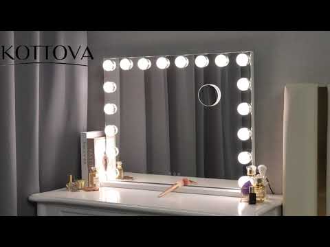 Kottova Vanity Mirror with Lights-Large Makeup Mirror