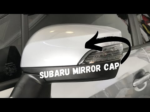 Subaru upper mirror cover/cap Install 2015+ Subaru WRX STI