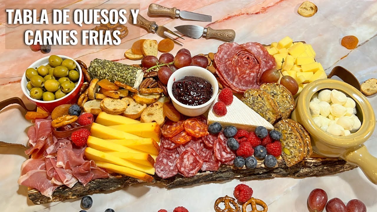 TABLA DE QUESOS Y CARNES FRIAS | Tabla de Charcutería