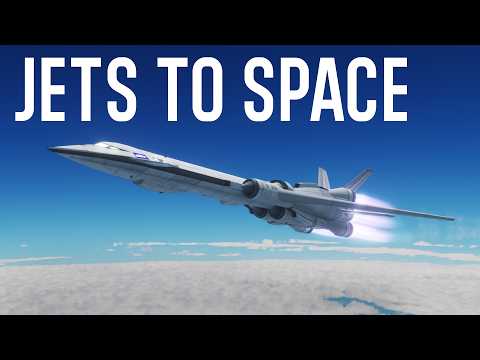 Reaching SPACE in KSP using ONLY JET ENGINES!
