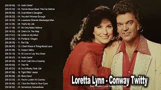 Loretta Lynn, Conway Twitty Gretaets Hits - Best Country Love Songs 70&#39;s 80&#39;s - Country Duets Songs