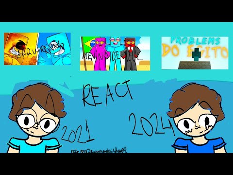 Problems de 2021 e Problems de 2024 React As Músicas Arquirrivais Menino de azul e Problems do egito