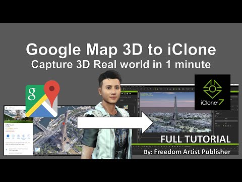 Google Map 3D to iClone