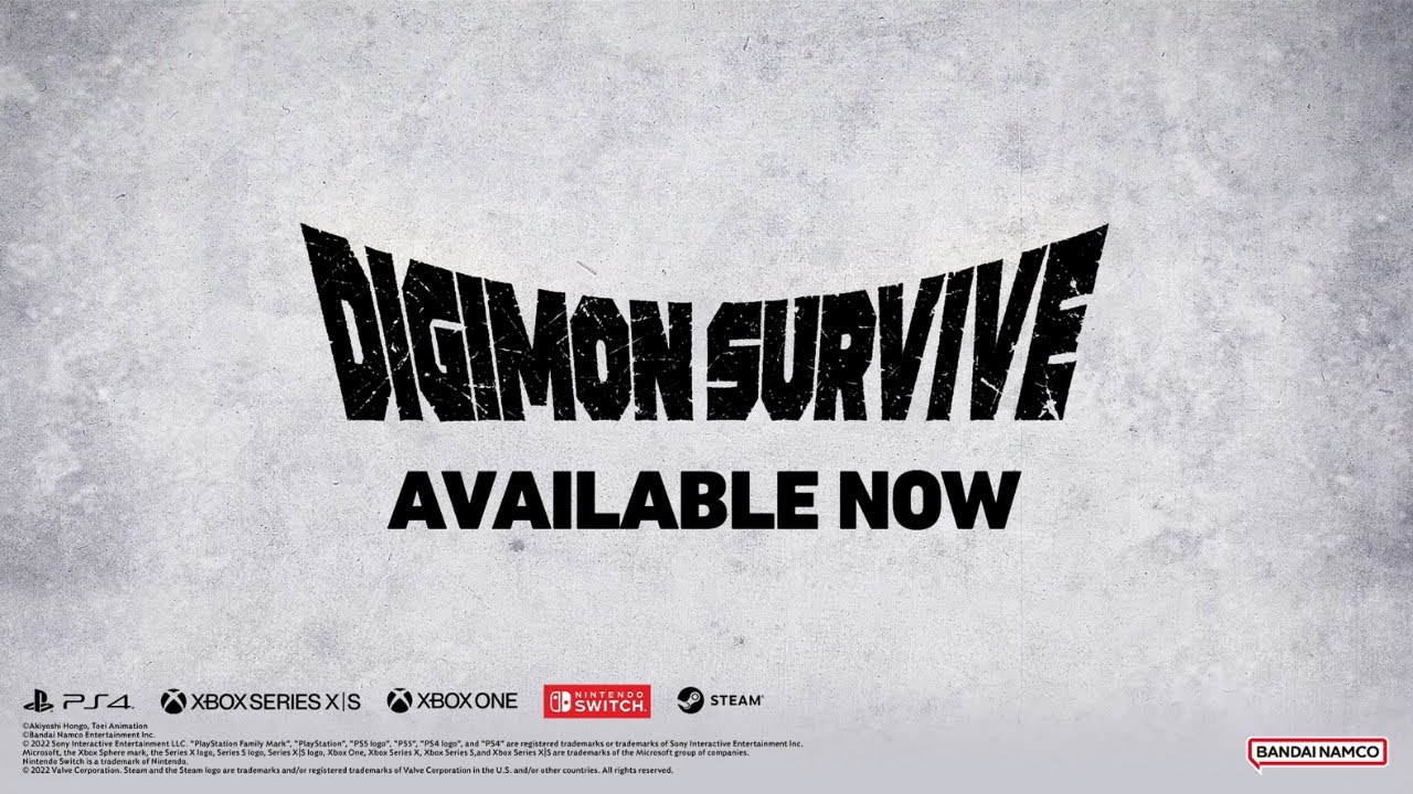 Digimon Survive is out on PlayStation®4, Nintendo Switch™, Xbox One and Xbox Series X|S today!