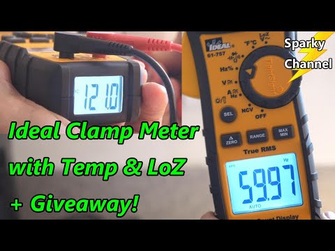 IDEAL Clamp Meter TRMS 61-757 with Temp, LoZ + a Giveaway Contest!