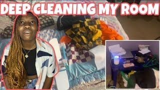 VLOGMAS : CLEAN WITH ME | deep cleaning my room * cleaning motivation * 2023