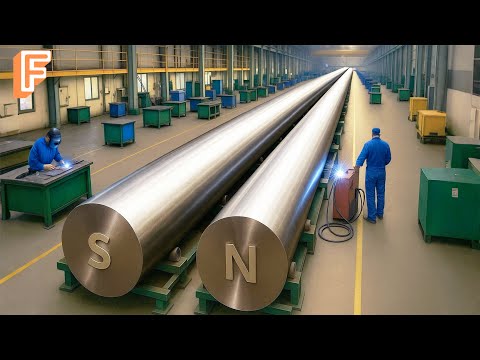How Millions of Industrial Magnets Are Made Inside Massive Production Line