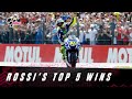 Valentino Rossi's top five MotoGP wins | His most thrilling battles and mind-blowing performances