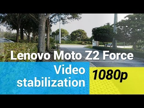 Lenovo Moto Z2 Force 1080p - Video sample stabilization OFF