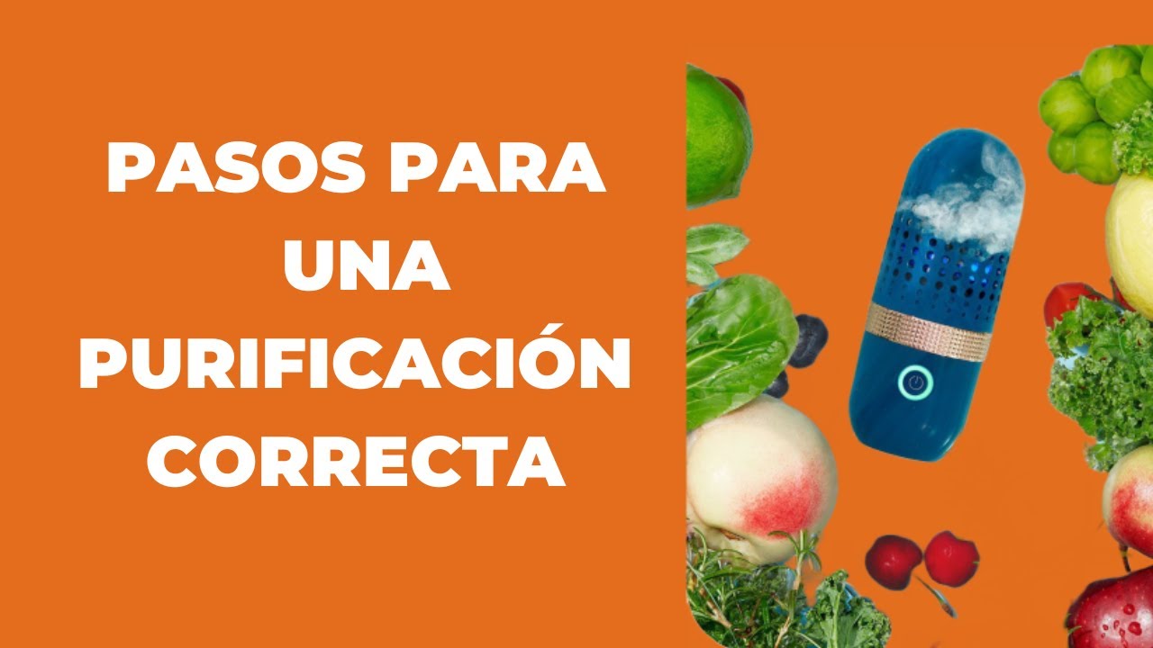Purificador de alimentos en tan solo 10 minutos