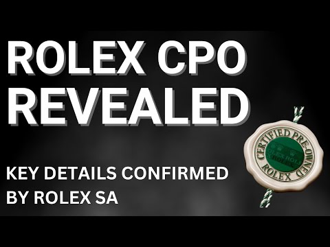 Rolex Confirms: Certified Pre-Owned Can Be Sold Online + Other Details Revealed