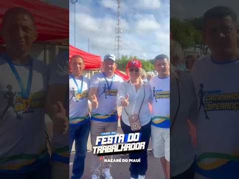 Dia do Trabalhador em Nazaré do Piauí | Simone Pereira acompanha programação esportiva