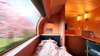 10 Hours on Japan’s First Class Overnight Train | 🇯🇵 Sunrise Express