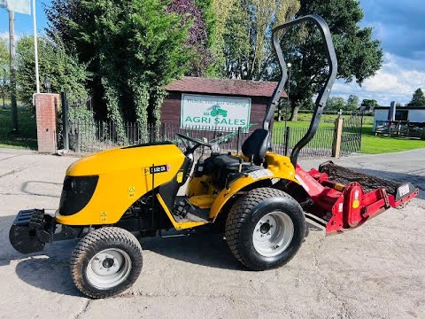 JCB 323HST 4WD COMPACT TRACTOR *256 HOURS* C/W FRONT WEIGHTS & ROTOVATOR