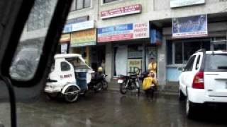 Crazy tricycle taxi ride in the Philippines