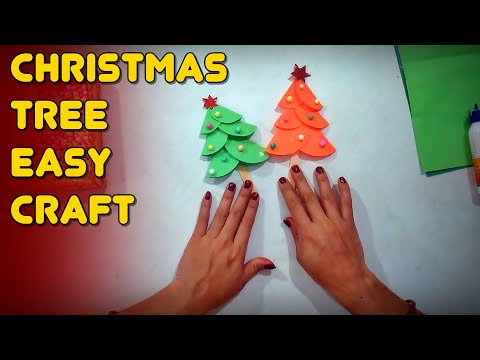 Christmas Tree Craft Paper Easy || DIY Tutorial || Me and Mom