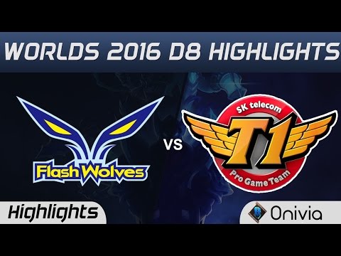 FW vs SKT Highlights Worlds 2016 D8 Flash Wolves vs SK Telecom T1