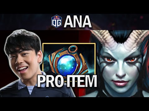 OG.ANA QUEEN OF PAIN WITH AETHER LENS - DOTA 2 7.27 GAMEPLAY