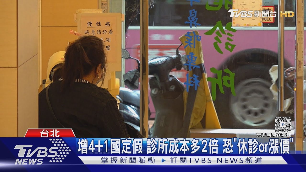 增4+1國定假 診所成本多2倍 恐「休診or漲價」
