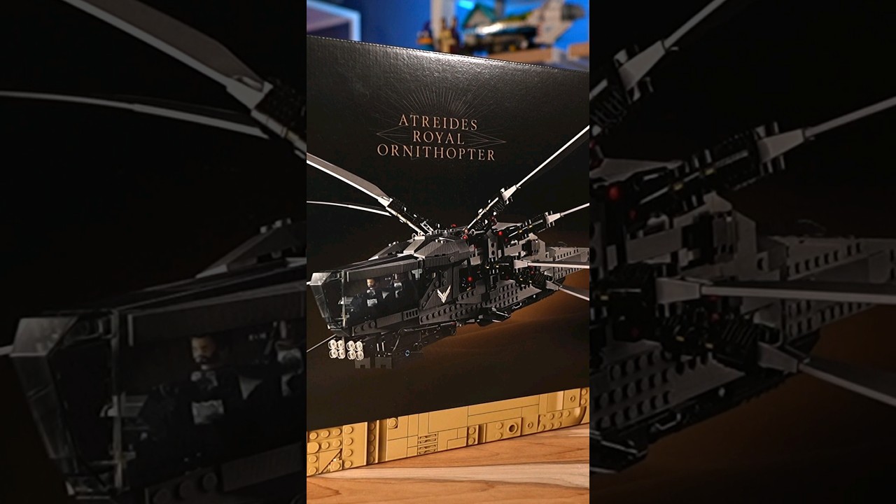First look at LEGO Dune Ornithopter Set! What do you think?