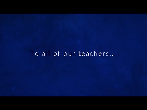 カーンアカデミーの先生方に感謝 (Khan Academy thanks our teachers)