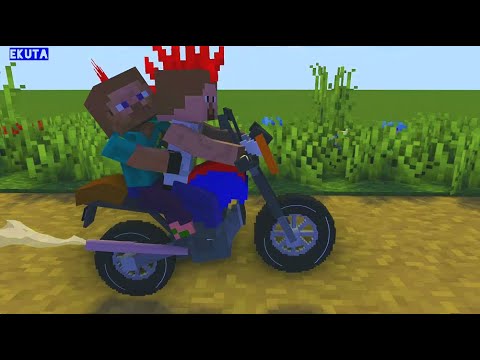Kartun Lucu Crazy Racer - Funny Cartoon Racing - Animation Minecraft