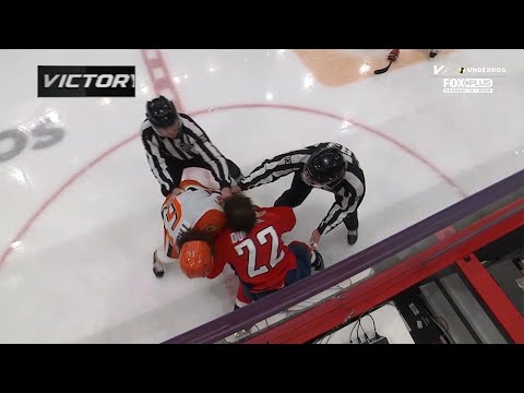 Jacob Trouba Drops 🥊 Gloves 🥊 With Brandon Duhaime