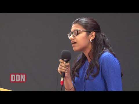 Taniya singing Teri galiya at March 2018 Sur Sandhya