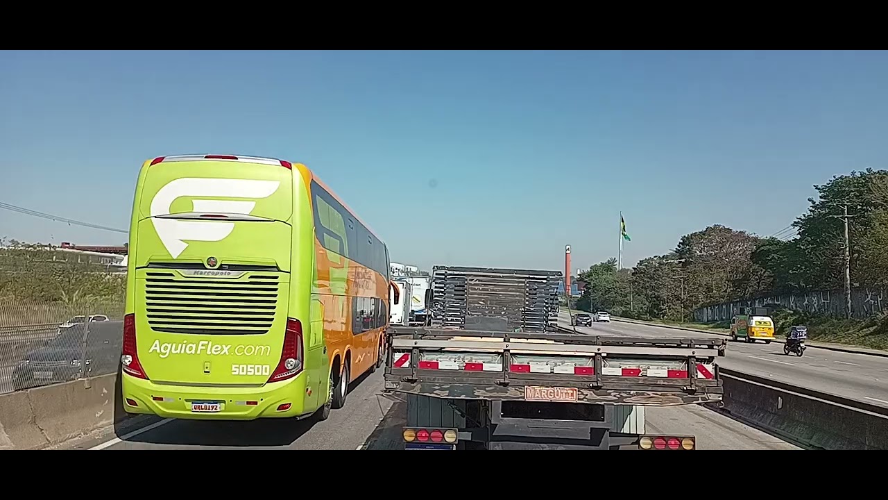 Guarulhos SP Trevo do Bom Sucesso Rodovia Presidente Dutra BR 116 Trânsito Lento muita Obras