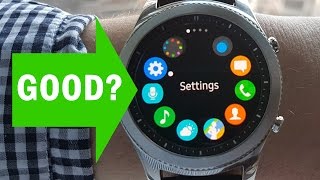 Eine Liste der favoritisierten Samsung smartwatch s3