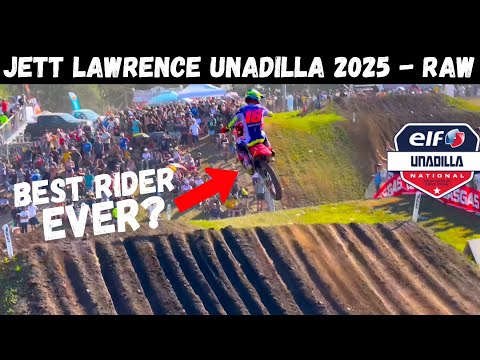 Jett Lawrence Makes Unadilla Pro National 2025 Look EASY! Raw Timed Qualifying & Motos