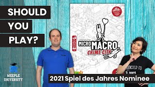 Meeple University - MicroMacro: Crime City video thumbnail