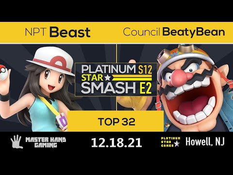 PSS S12:E2 - NPT | Beast (Pokemon Trainer) vs Council | BeatyBean (Wario) - Top 32