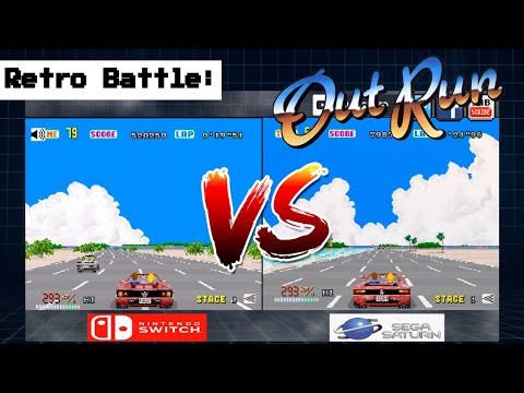 Outrun Nintendo Switch VS Sega Saturn