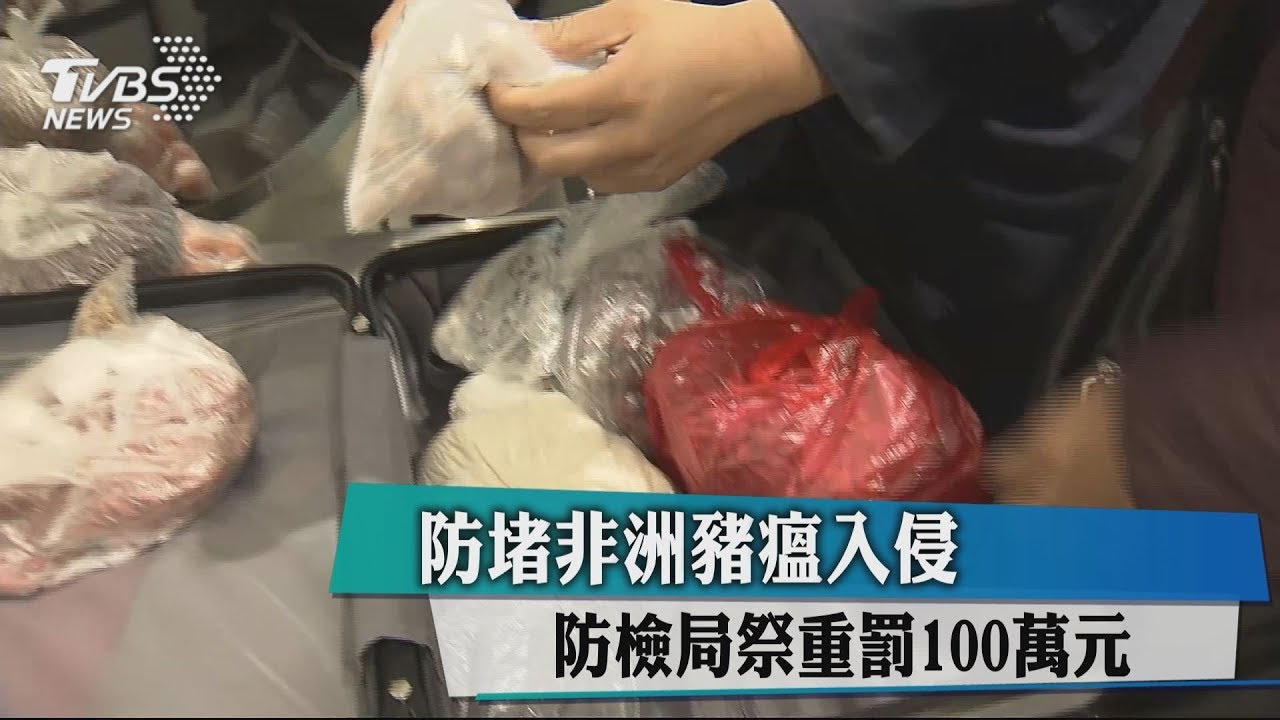 防堵非洲豬瘟入侵　防檢局祭重罰100萬元