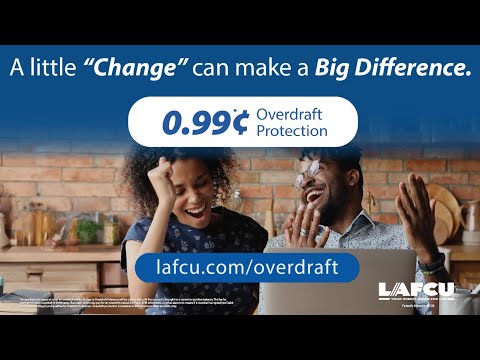 LAFCU Overdraft Protection is now $0.99 cents