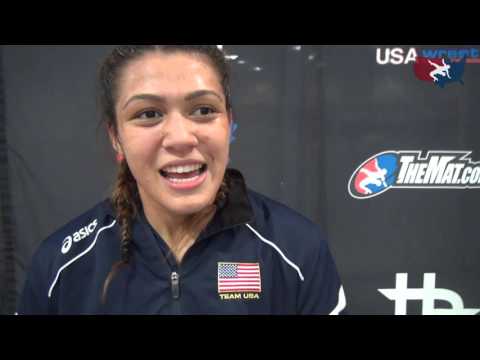 Teshya Alo, 2015 U.S. Senior Nationals champion at 58 kg