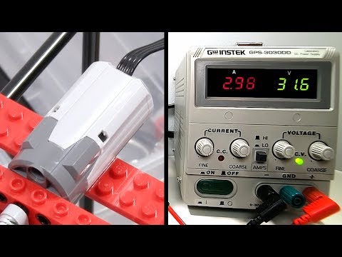 30 Volts to a Lego Motor - Kids (6+), Kingdom Kids Zone - Brick Experiment Channel