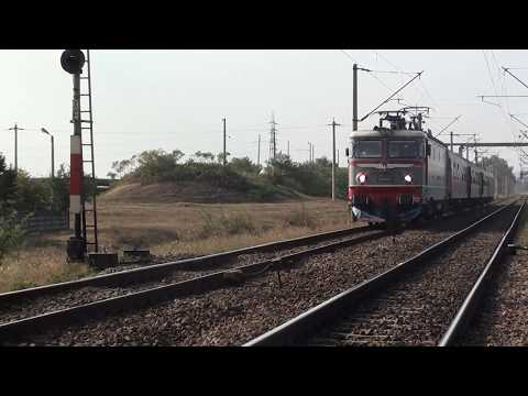 Tren IR1832 Cluj - Galati cu cea mai frumoasa locomotiva din Romania EA369  - 16.09.2016