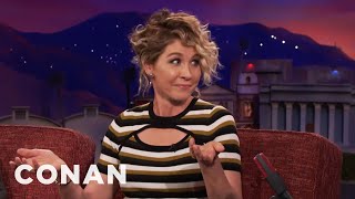 Jenna Elfman Watched Her Husband Make Out With Other Women | CONAN on TBS video
