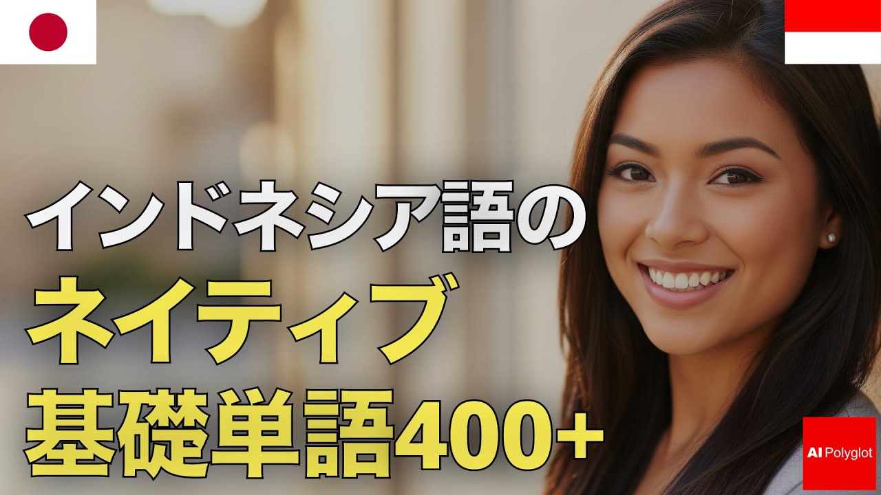 インドネシア語ネイティブ基礎単語400+ | 音声学習 | リスニング練習 episode artwork