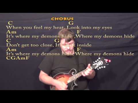 Demons (Imagine Dragons) Mandolin Cover Lesson with Chords/Lyrics