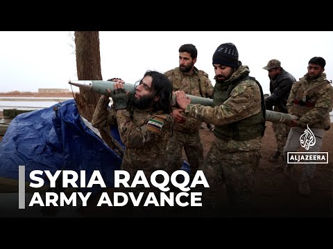 Shelling on the outskirts of Raqqa: Syrian army advancing eastward amid SDF withdrawal