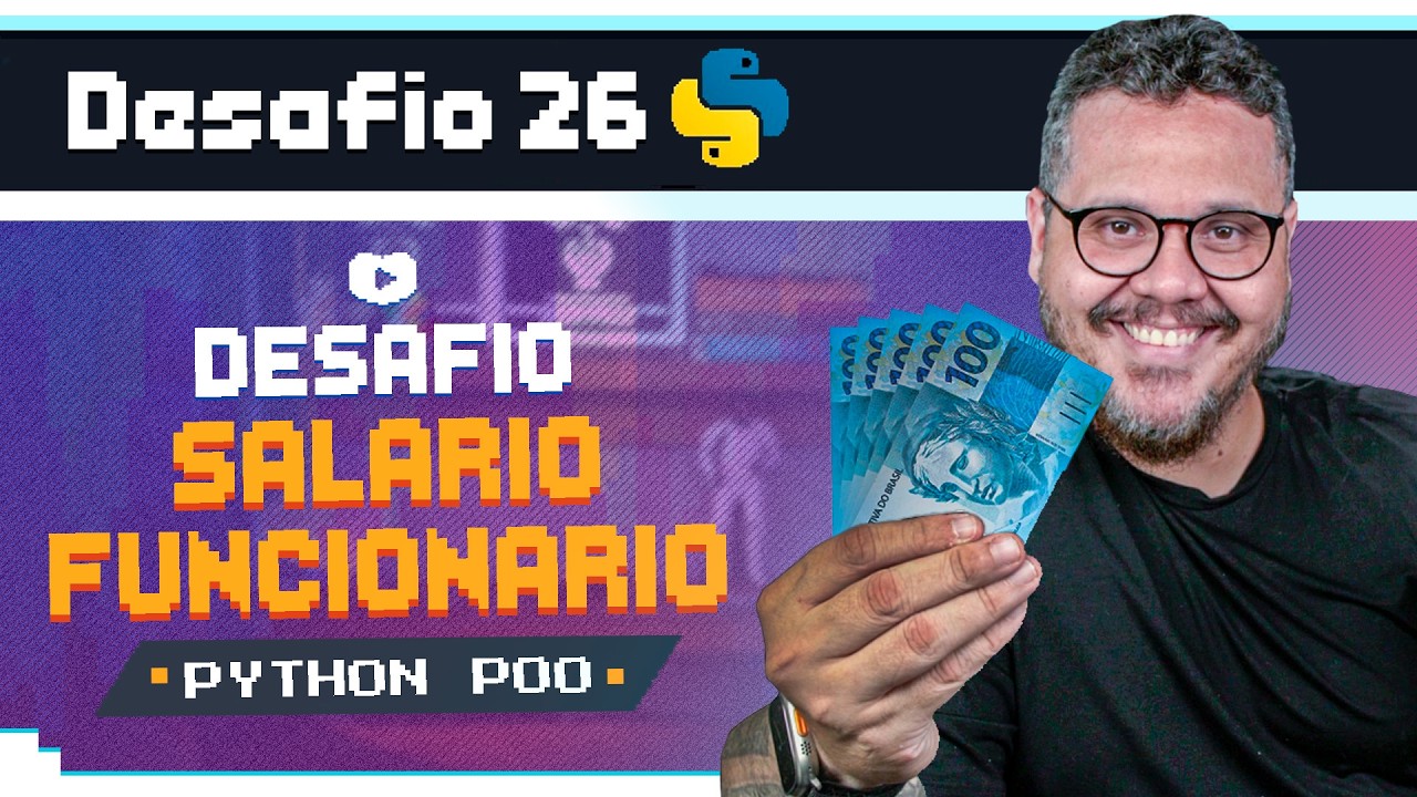 Criei um sistema que calcula salário automaticamente -  Curso Python POO: Desafio 26