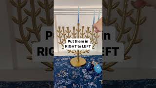 How to Light the Hanukkah Candles
