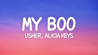 Usher - My Boo (Lyrics) ft. Alicia Keys