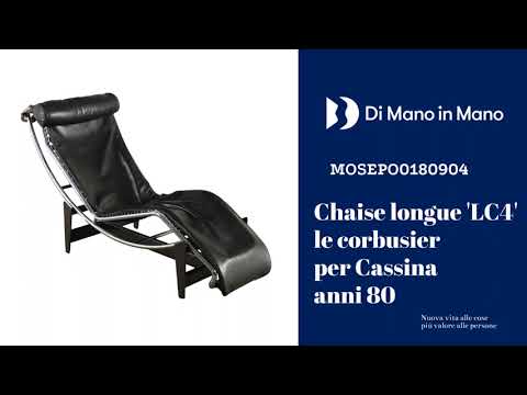 Chaise Longue 'LC4' Le Corbusier per Cassina Anni 80
