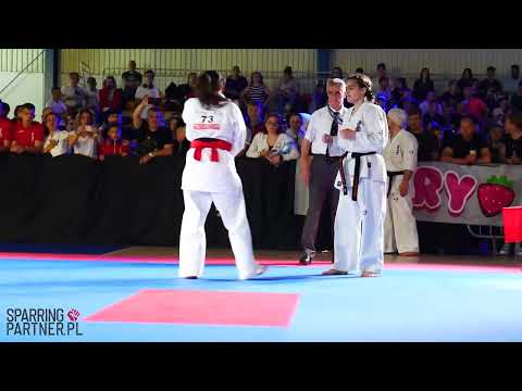 Ruxandra Cristea vs Olena Kapkan | Women -55kg | 36th European Karate Kyokushin Championships