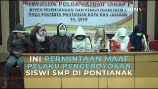 Download lagu Begini Permintaan Maaf Pelaku Pengeroyokan Siswi S... mp3