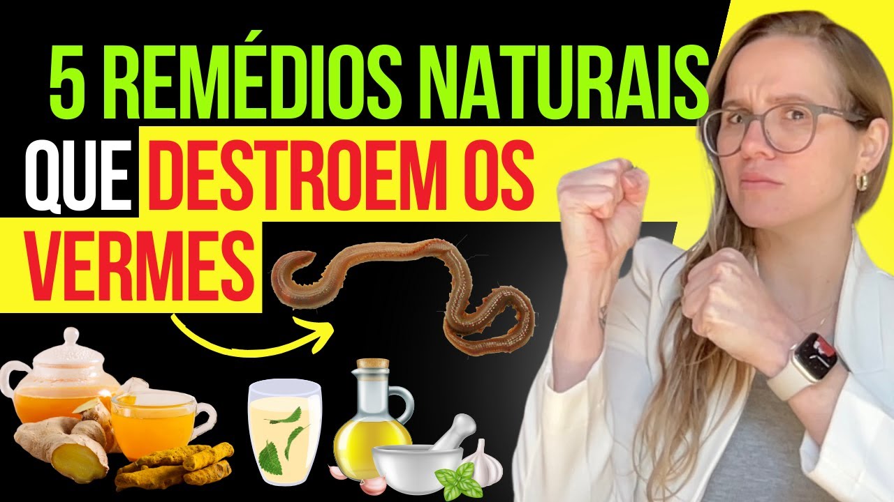 Receitas NATURAIS para destruir os VERMES INTESTINAIS